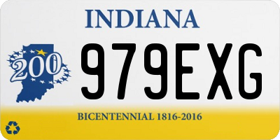 IN license plate 979EXG