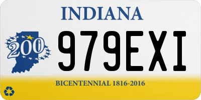 IN license plate 979EXI