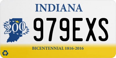 IN license plate 979EXS