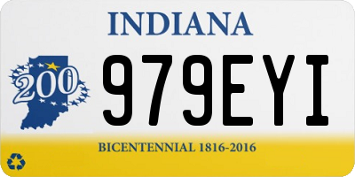 IN license plate 979EYI