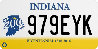 IN license plate 979EYK