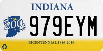 IN license plate 979EYM