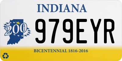 IN license plate 979EYR