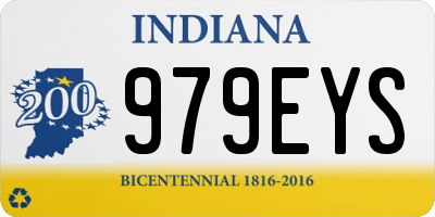 IN license plate 979EYS