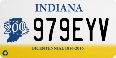 IN license plate 979EYV