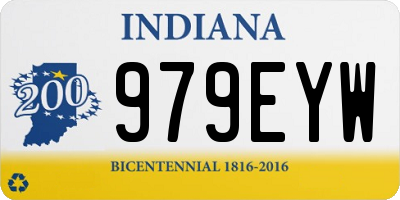 IN license plate 979EYW