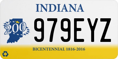 IN license plate 979EYZ
