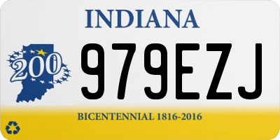 IN license plate 979EZJ