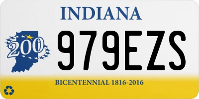 IN license plate 979EZS