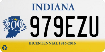 IN license plate 979EZU