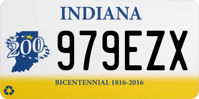IN license plate 979EZX