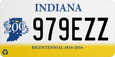 IN license plate 979EZZ