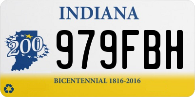 IN license plate 979FBH