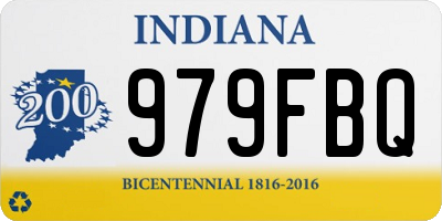 IN license plate 979FBQ