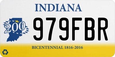 IN license plate 979FBR