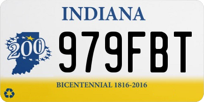 IN license plate 979FBT