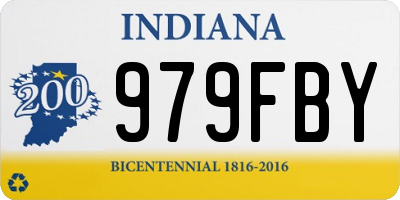IN license plate 979FBY