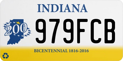 IN license plate 979FCB