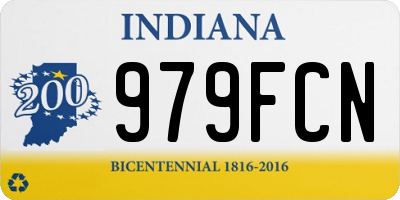 IN license plate 979FCN