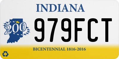 IN license plate 979FCT