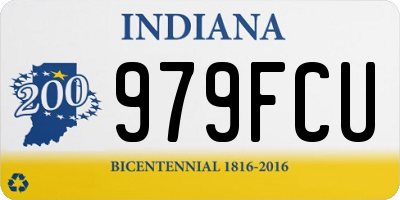 IN license plate 979FCU