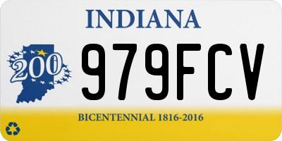 IN license plate 979FCV