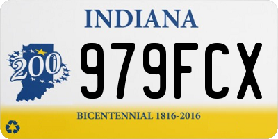 IN license plate 979FCX