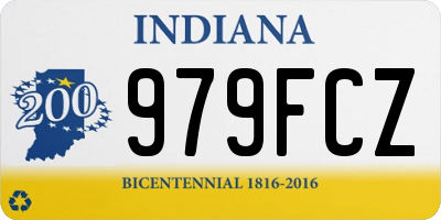 IN license plate 979FCZ