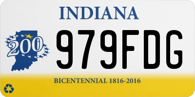 IN license plate 979FDG