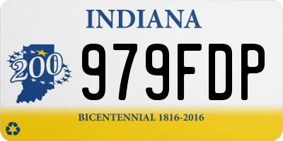 IN license plate 979FDP