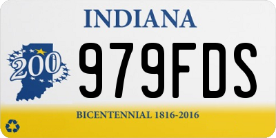 IN license plate 979FDS