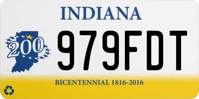 IN license plate 979FDT