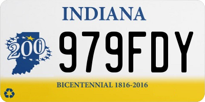 IN license plate 979FDY