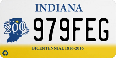 IN license plate 979FEG