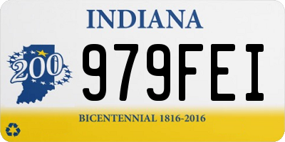 IN license plate 979FEI