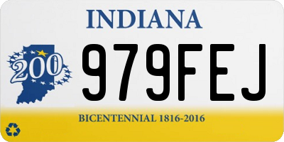 IN license plate 979FEJ