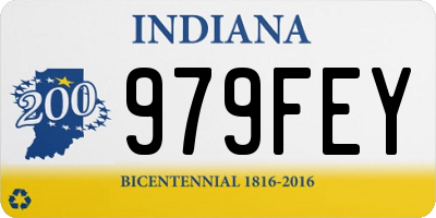 IN license plate 979FEY