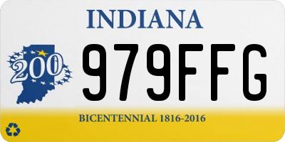 IN license plate 979FFG