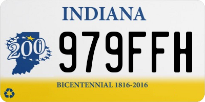IN license plate 979FFH