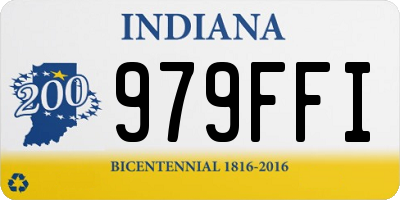 IN license plate 979FFI