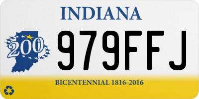 IN license plate 979FFJ
