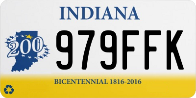 IN license plate 979FFK