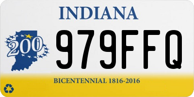 IN license plate 979FFQ