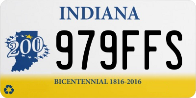 IN license plate 979FFS