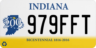 IN license plate 979FFT