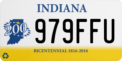 IN license plate 979FFU
