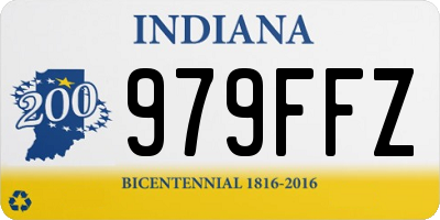 IN license plate 979FFZ