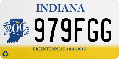 IN license plate 979FGG
