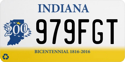IN license plate 979FGT