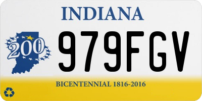 IN license plate 979FGV